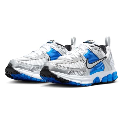 Nike Vomero 5 Big Kids' Shoes (HF6998-105, White/Light Photo Blue/Black/Metallic Silver)3