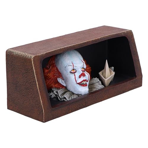 Nemesis Now IT Pennywise Drain Light Up Figurine 20cm, Resin, Official IT The Clown Merchandise, Pennywise Clown Light - Image 3