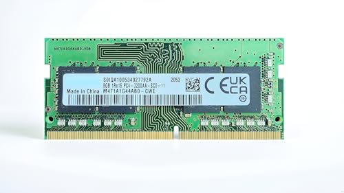 Image of 8GB DDR4 3200MHz Laptop RAM - PC4-25600S 260-Pin SODIMM 1.2V Non-ECC 1Rx16 Memory Module Replacement Compatible with Samsung M471A1G44AB0-CWE