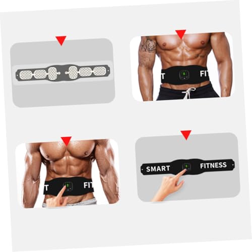 Cinturón de entrenamiento abdominal recargable USB con pantalla marca IMIKEYA 5