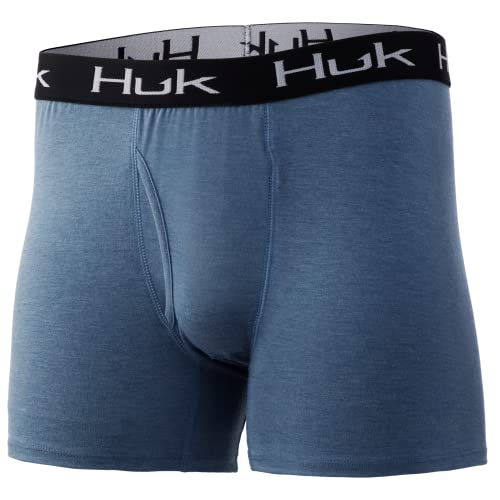 HUK Men's Waypoint Brief | Dry Fit Boxers with Cooling Fibers
