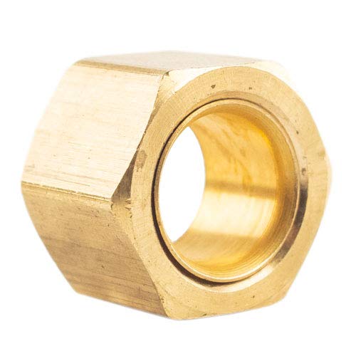 3/8" Compression Nut & Ferrule Combo for 3/8" OD Tube Brass Captive Sleeve Nut CS61-E