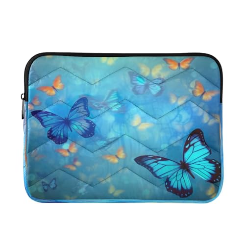 Funda para portátil Blue Butterflies 13-14 pulgadas miniatura 1