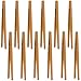 Pinze di bambù,12 Pcs Pinze legno cucina Pinza in legno di bambù Pinze da cucina in bambù Pinza alimentare in bambù,per Cucinare, Pane, Tè Alla Frutta