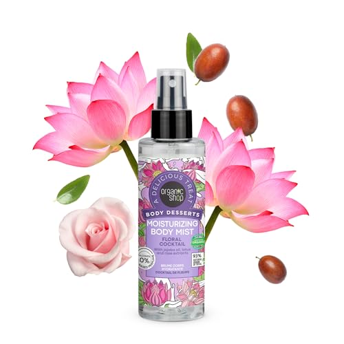 Organic Shop Body Desserts Moisturizing Body Mist Floral Cocktail, 200 ml - Image 3