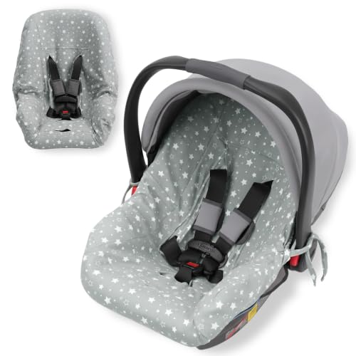 Orzbow Infant Car Seat Cover Liner, 100% Cotton, Breathable, Gray