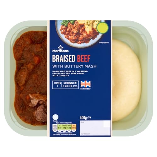 Morrisons Braised Beef with Mash 400g
