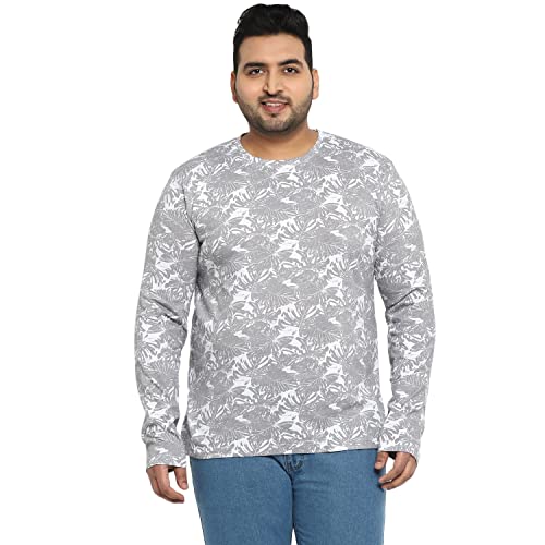 Image of Urbano Plus Men's Printed Full Sleeve Regular Fit Cotton T-Shirt