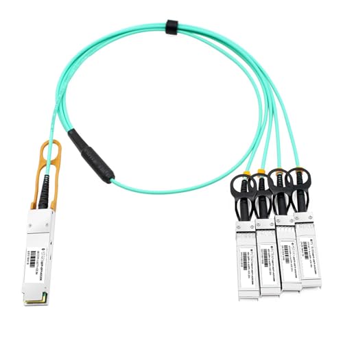 OPSTRAN 40G QSFP+ - 4x10G SFP+�u���C�N�A�E�g�A�N�e�B�u�I�v�e�B�J���P�[�u��(AOC) �pBrocade 40G-QSFP-4SFP-AOC-2001�ƌ݊������� 20m (66ft)