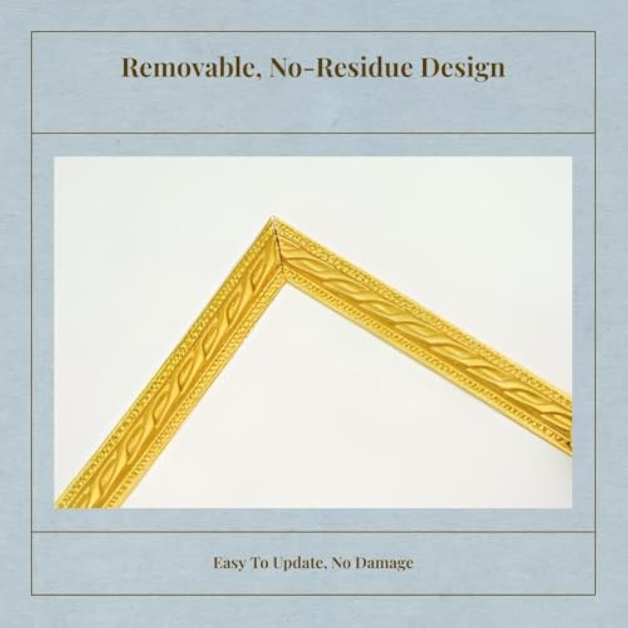 Mirror Frame Border Attachable ABS Trim for Home