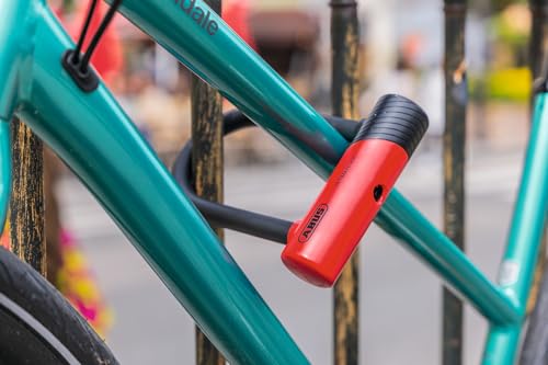 ABUS U-Lock Ultimate 420K with Lock Holder USH - Robust Bicycle Lock with Practical Holder for Transport - Bicycle Accessories - Variant 150HB140