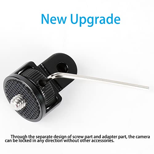 Pellking 1/4" Adapter Screw Head Camera Mount, Cnc Aluminum Alloy Tripod Conversion Adapter For Insta360 One X3 X2 X/Dji Pocket 2/Gopro Camera Accessories #TOP1