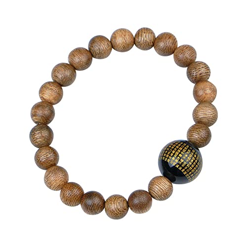 Bracelet bois d'agar authentique 10mm, le cadeau spirituel et zen idéal