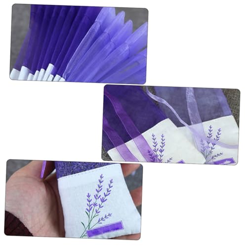 Bolsas de Sachet Lavanda 15 unidades color púrpura para armario miniatura 7