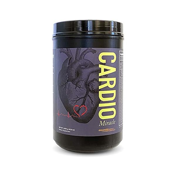 Cardio Miracle - The Complete Nitric Oxide Solution - Nutritional Heart Healthy L-Arginine and Organic Beetroot Drink Mix, 90 Serving Canister