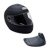 MMG Motorcycle Full Face Helmet DOT Street Legal Comes with Clear Shield and Spare...