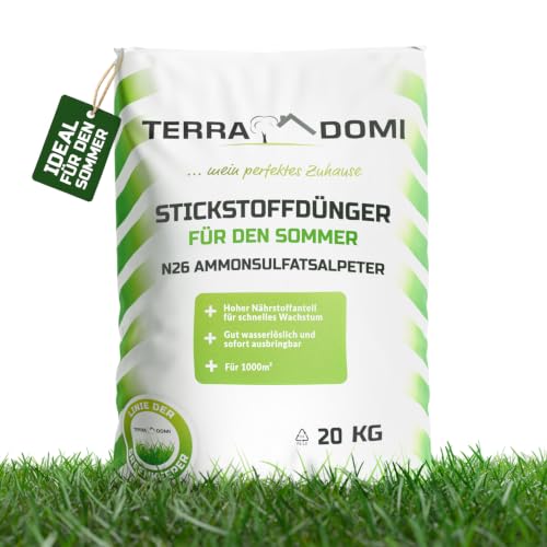 Turbo Schnell Grün 20kg Rasendünger Sommer - N26 Stickstoffdünger
