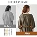 Ruisita 4 Pieces Vintage Dress Clips Retro Shirts Clips Cinch Sweater Shawl Cardigan Brooches for Women & Girls