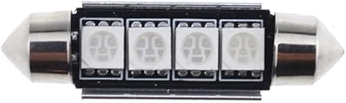 Miniatura 8 de GLOFE Bombillas LED Festoon de 9-30 V extremadamente brillantes 211-2 212-2 578 sin errores, 1.61 pulgadas y 1.614 in para luces de cúpula de mapa