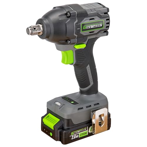 Genesis 20V Brushless Impact Wrench Kit