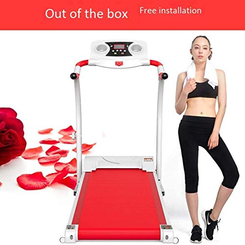 Image of Folding Treadmill Good for Home /Apartment Fitness Compact Electric Running Exercise Machine with Safe Handlebar and LCD Display Easy Control Walking Machine for Home Use