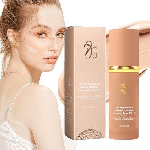 Infinite Love Maquillaje,Base De Maquillaje Que Cambia De Color SPF 50,Base Maquillaje Coreana,Base Maquillaje Antiedad,Duradera Para Corrector Antiedad Hidratante (30ml)