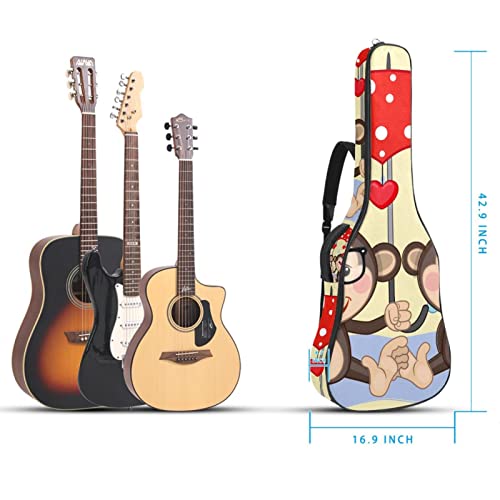 Housse imperméable pour guitare acoustique avec double bandoulière et poche Jaune citron vert, Multicolore 10., 42.9×16… - Les Beatles, Paul McCartney, John Lennon, RIngo Starr, George Harrison Housse imperméable pour guitare acoustique avec double bandoulière et poche Jaune citron vert, Multicolore 10., 42.9x16… – Image 6