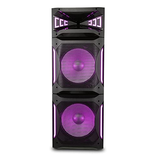 Caixa Acústica Philco PCX30000 Ex Bass Flash lights 2500W Bivolt