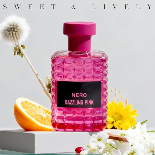 Image of AFLUXE VALENTINE-DAZZLING PINK EDP Perfume for Women, Grapefruit & Jasmine Scent, Long Lasting Floral Fragrance, Cologne for Daily Use, 3.4 Fl Oz
