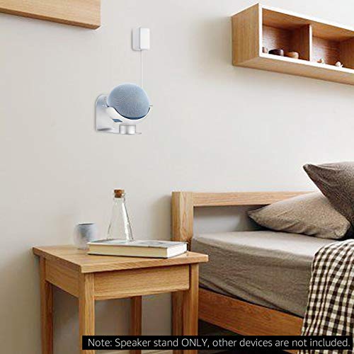 Doneioe Suporte de alto-falante inteligente compatível para Echo Dot 4 geração alto-falante de monta