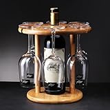 Bambus-Weinglasregal, Hängeregal für Zuhause, Bar, Restaurant, Weinglasregal