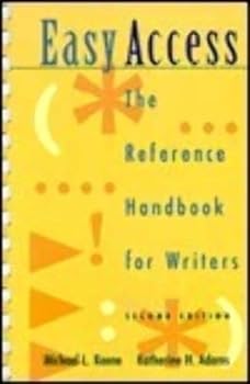 Paperback Easy Access: The Reference Handbook for Writers Book