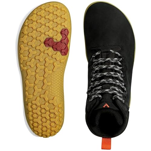 Image of Vivobarefoot Magna Forest ESG, Womens Leather And Wool Hiking Trainers With Barefoot Sole