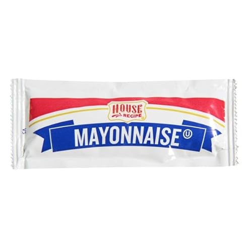 House Recipe Mayonnaise Packets – 500 Count, 9g Each, Portion