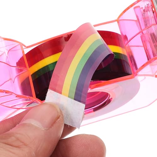 Garneck Kleberoller Einhorn - Rosa Tesafilm Abroller Für - Niedliches Tierdesign Ideal Für Geschenkverpackungen Und Bürobedarf Perfektes Set Für Kreative Bastelprojekte