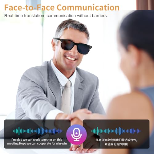 Image of AI Smart Glasses for Men Women - UV Protection Smart Sunglasses