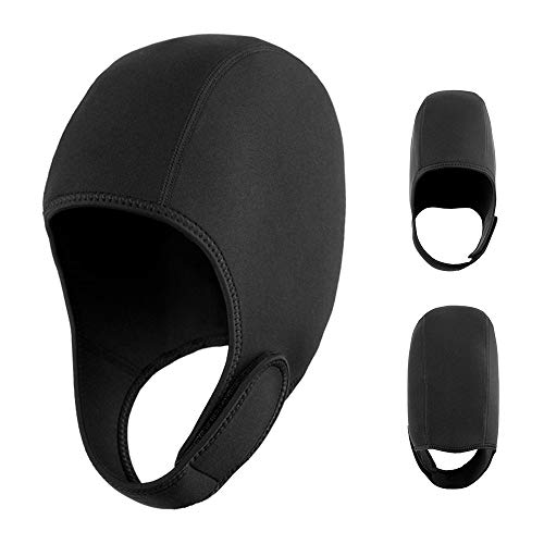 Capuz de mergulho, Moniss Touca de mergulho neoprene gorro para homens mulheres surf caiaque mergulh
