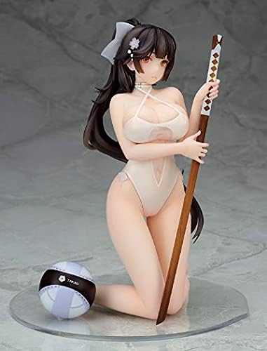 Kpptyd New Japanese Anime New Japnese Anime Azur Lane Takao Beach Rhapsody Beautiful Girl Action Figure Model Cartoon No Gift Box