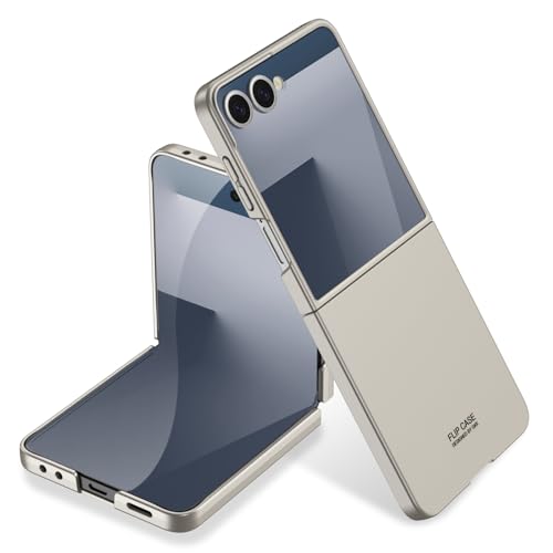 Image of Kapa Ultra Thin Back Case for Samsung Galaxy Flip7 / Z Flip 7 | Full Body Protection Hard Back Cover (Titanium)