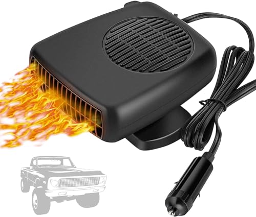 Chauffage de voiture 12V Leaflai 150W dégivreur avec base rotative 180°