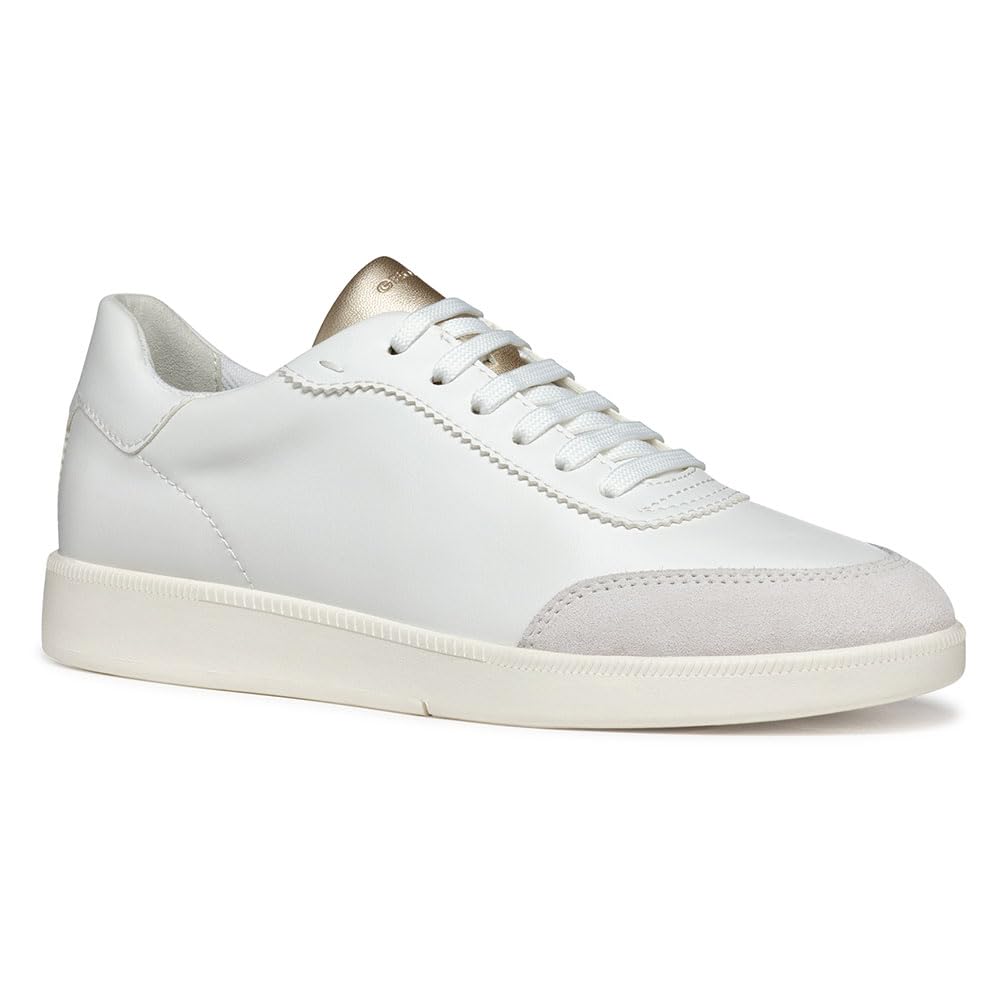 Geox D MELEDA A, Women’s Sneaker, White,