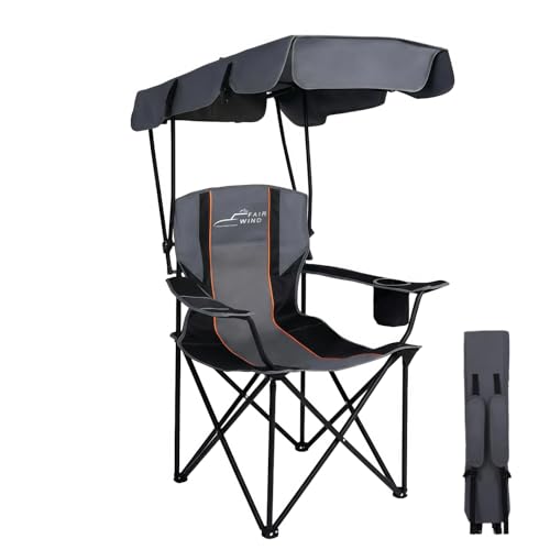 FAIR WIND Portable Canopy Camping Chair