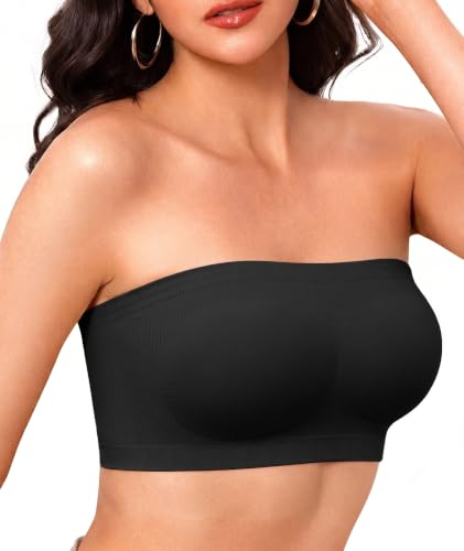 Strapless Bandeau Bra with Pads