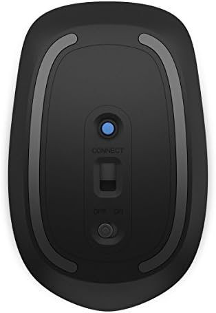 HP Z5000 Silver Slim Bluetooth Wireless Mouse with LED Battery Indicator Light, Ambidextrous Control