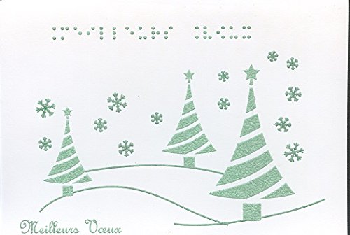 Tactile Vision Graphics Inc. Carte Jolie, Braille et Tactile, Meilleurs V339; ux8211; Arbres224; feuilles persistantes