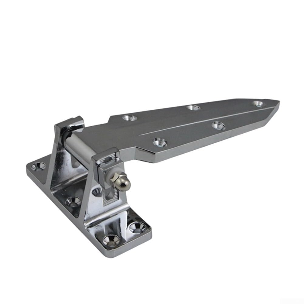 Charnière de porte industrielle réglable en acier inox et zinc type D