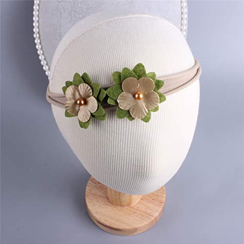 Qandsweet Baby Headbands With Flower Girl's Nylon Turban Hair Accessories (6 Colors) #TOP5