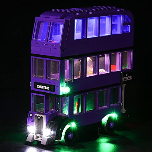 VPPI Led Beleuchtungsset mit Fernbedienung, LED Licht Beleuchtung Kompatibel mit Lego 75957 Harry Potter Der Fahrende… – Bild 4