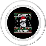 Zoom IMG-1 merry woofmas schnauzer dog funny Zoom IMG-1 merry woofmas schnauzer dog funny