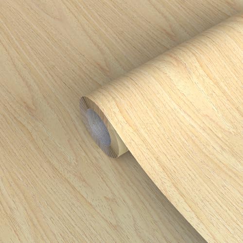 Image of GSCIT Club Oak Wood Veneer, 8 inch x 15ft Wood Edge Banding Pre-glued Flexible, 7.87 inch Veneer Tape Banding for Cabinet Repair Furniture Restoration